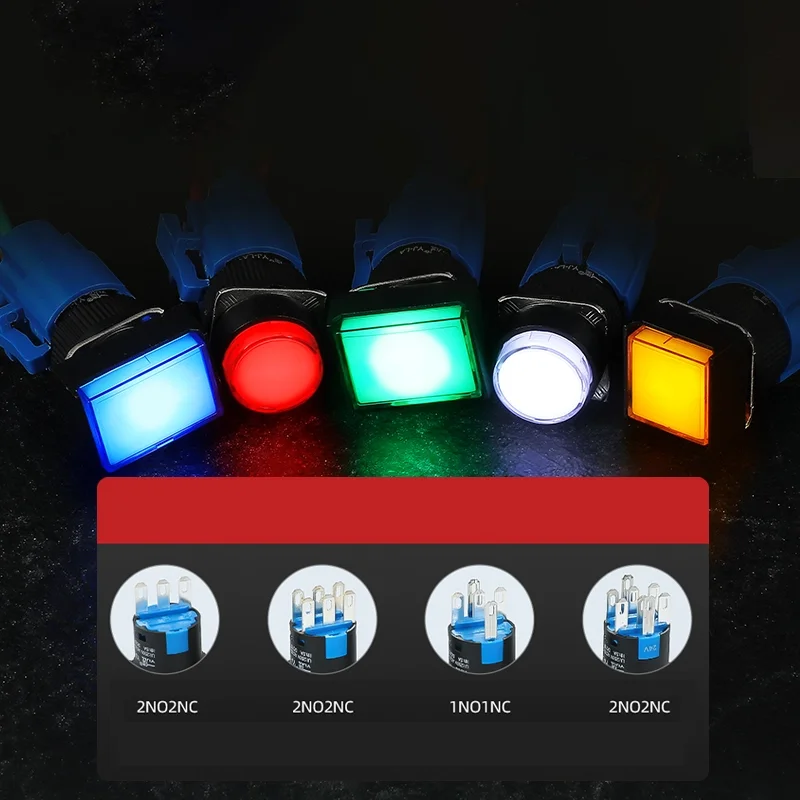 Rectangle Push Button Switch